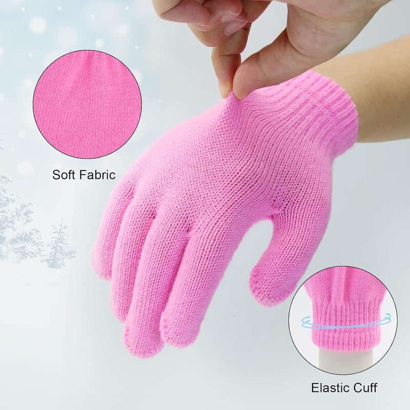 POXIMI Store Baby Warm Earmuffs Kid Magic Gloves Girl Soft Plush Ear Muffs Toddler Knit Mittens for Boy Winter Ear Warmer Set - Image 4